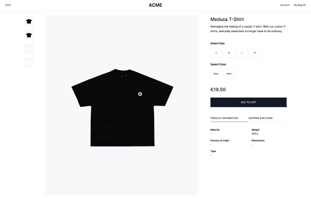 Medusa Next.js Ecommerce Store Starter