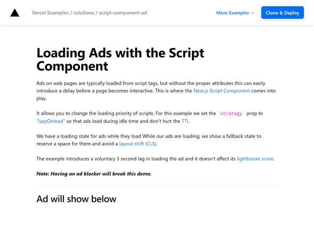 Loading Ads with the Script Component