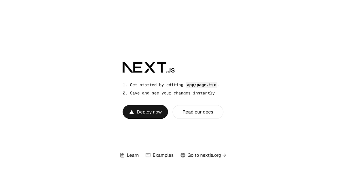 Next.js Boilerplate thumbnail